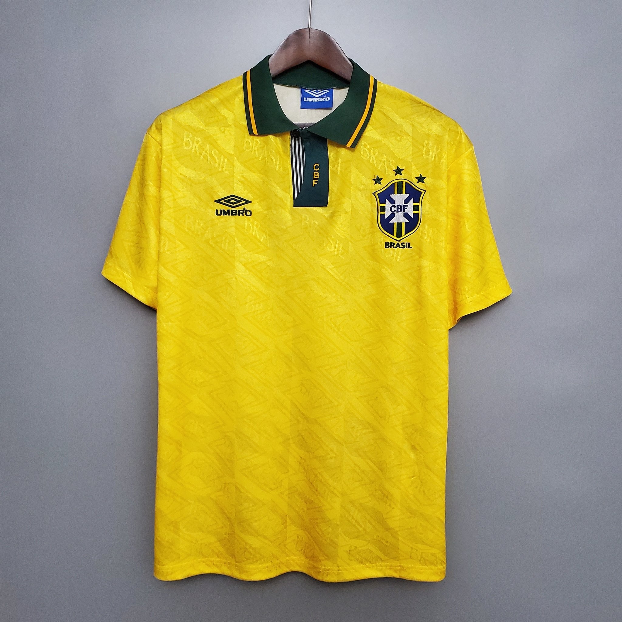 1991-1993 Brazil Home Retro Shirt