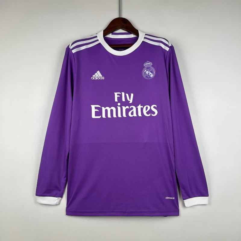 2016-2017 Real Madrid Long Sleeve Retro Shirt