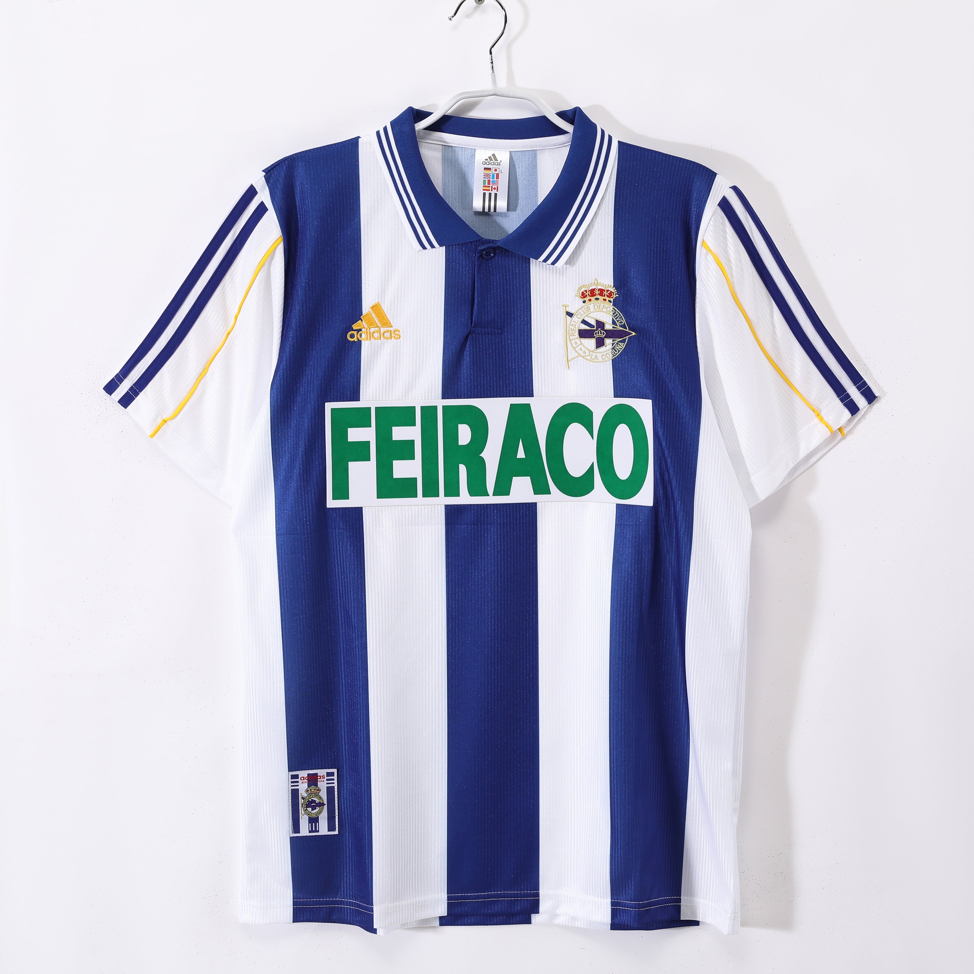 1999-2000 Deportivo Coruna Home Retro Shirt