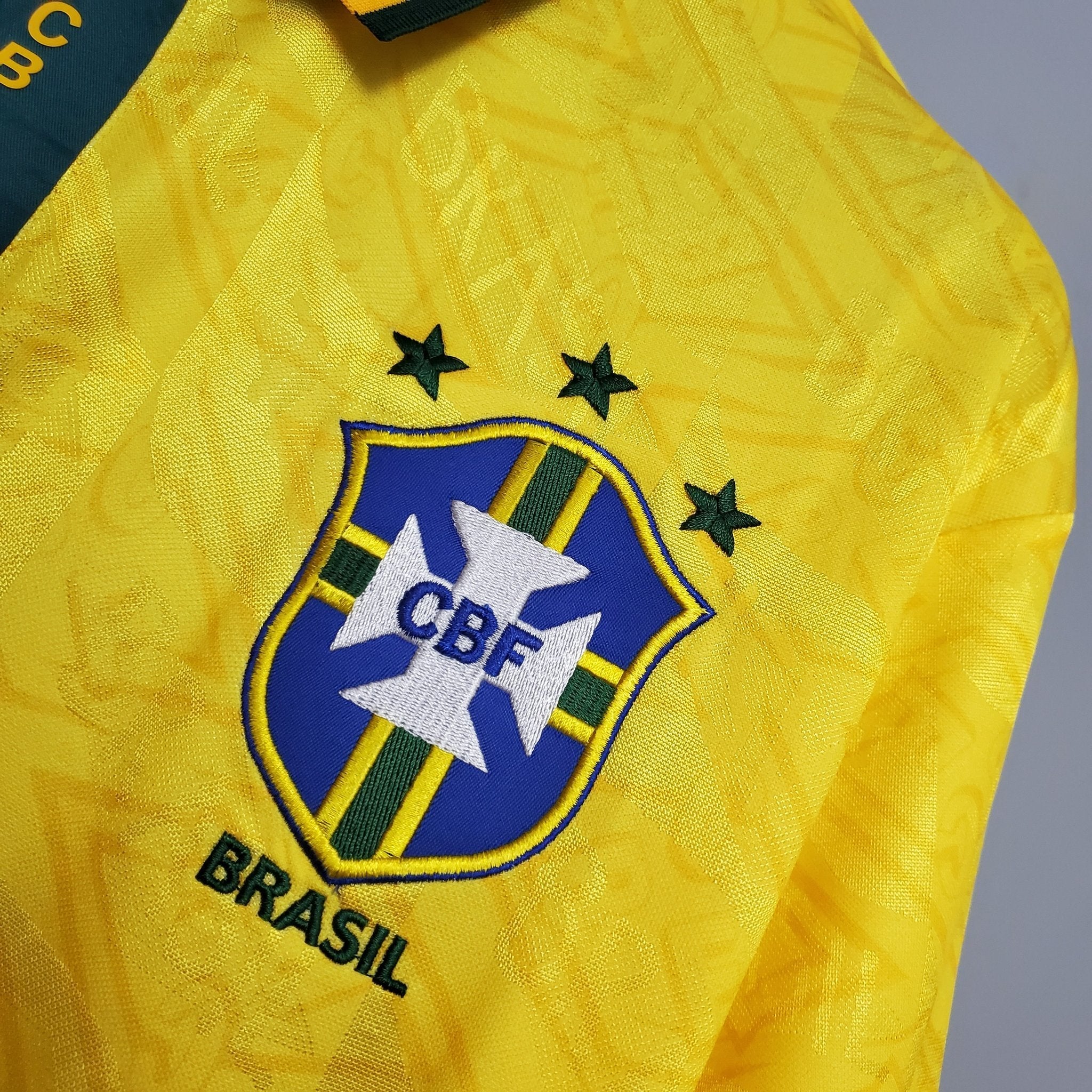 1991-1993 Brazil Home Retro Shirt
