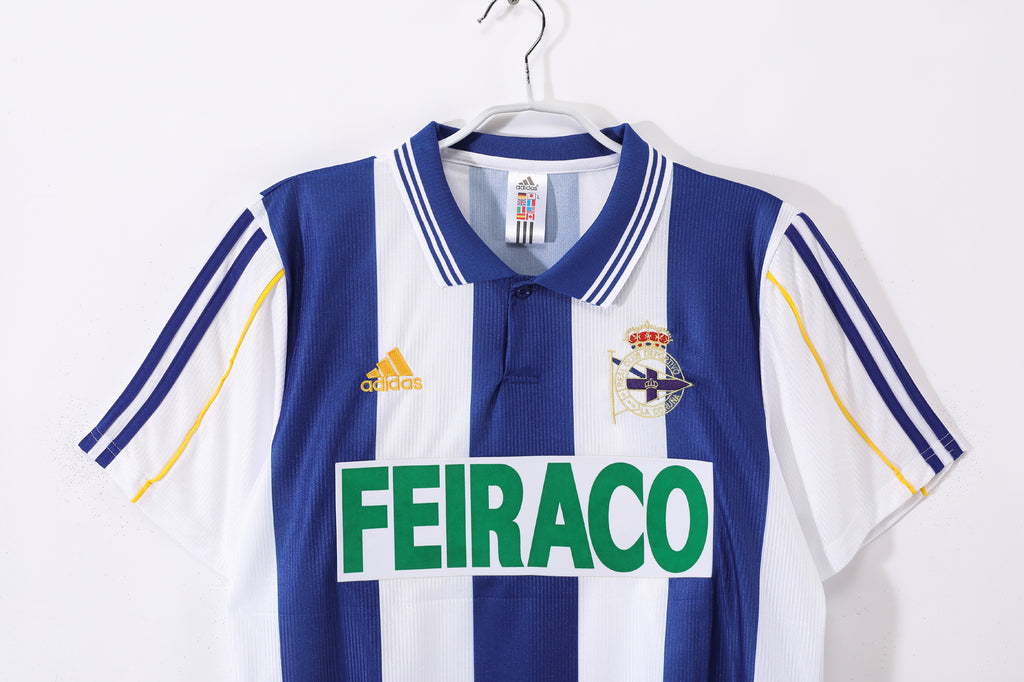 1999-2000 Deportivo Coruna Home Retro Shirt