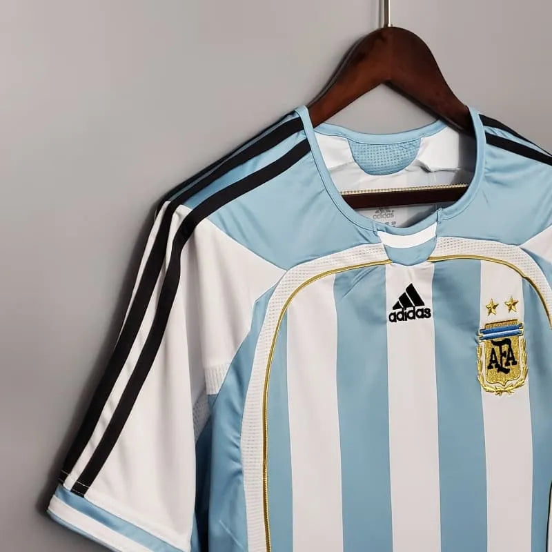 2006 Argentina Home Retro Shirt