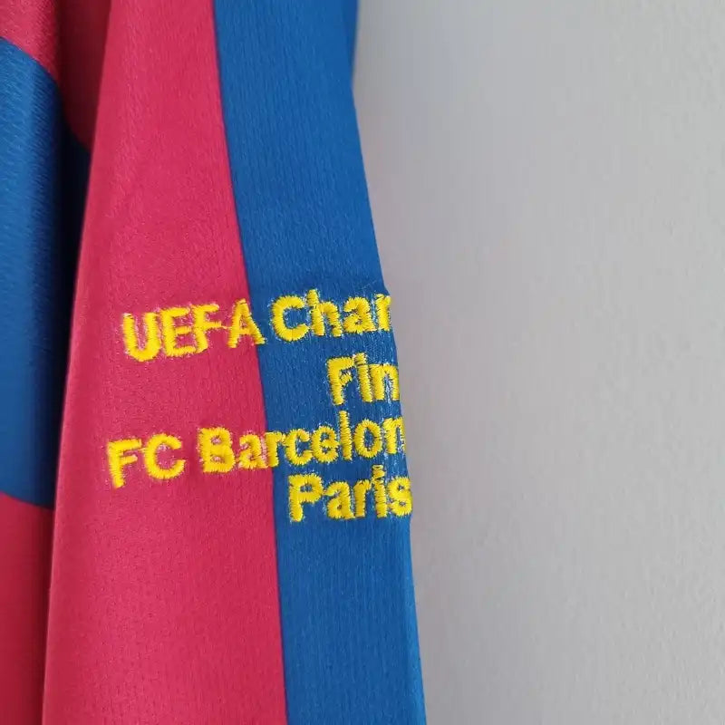 2005-2006 Barcelona Long Sleeve Home Retro Shirt