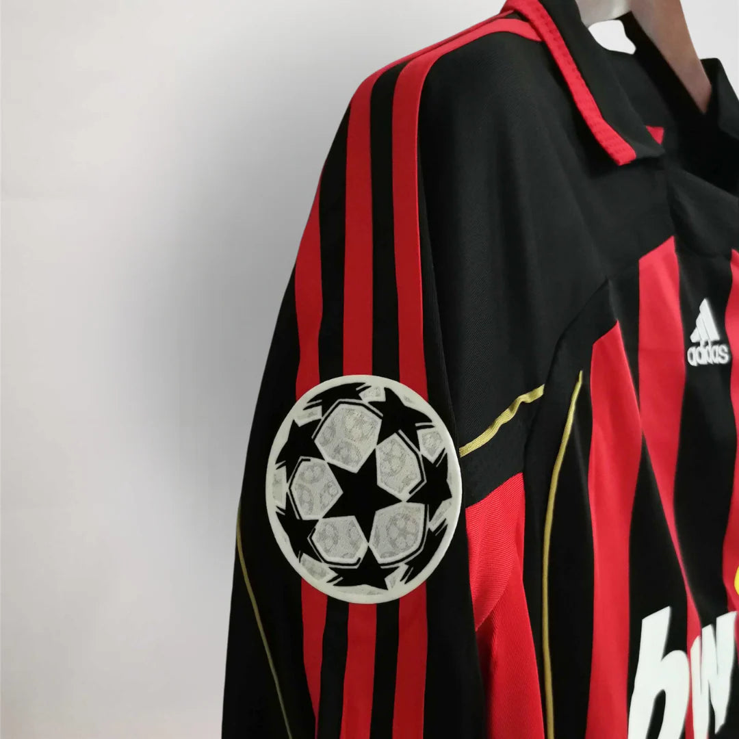 2006-2007 AC Milan Long Sleeve Retro Shirt