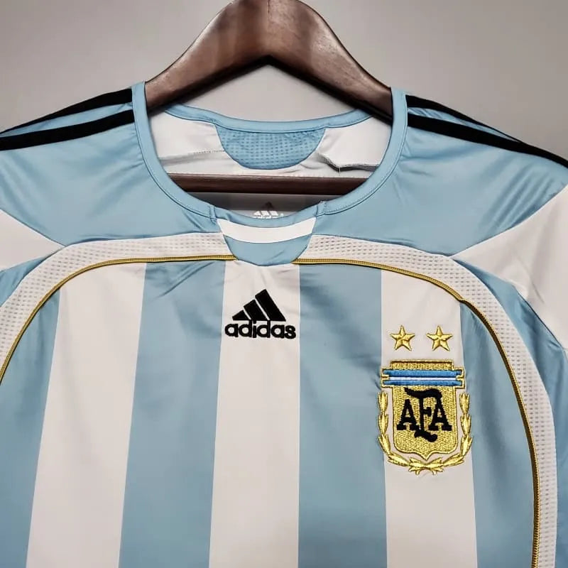 2006 Argentina Home Retro Shirt