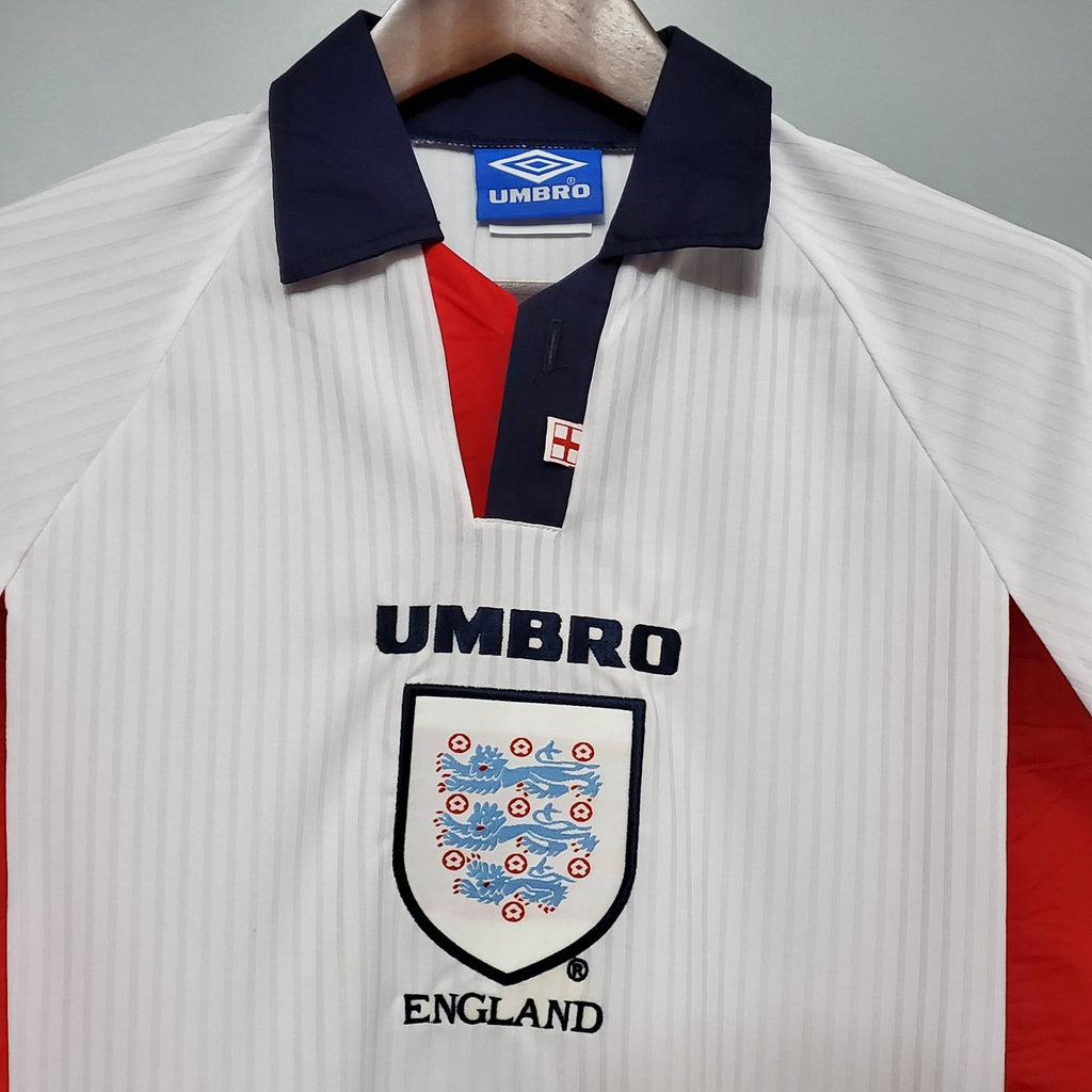 1998 England Home Long Sleeve Retro Shirt