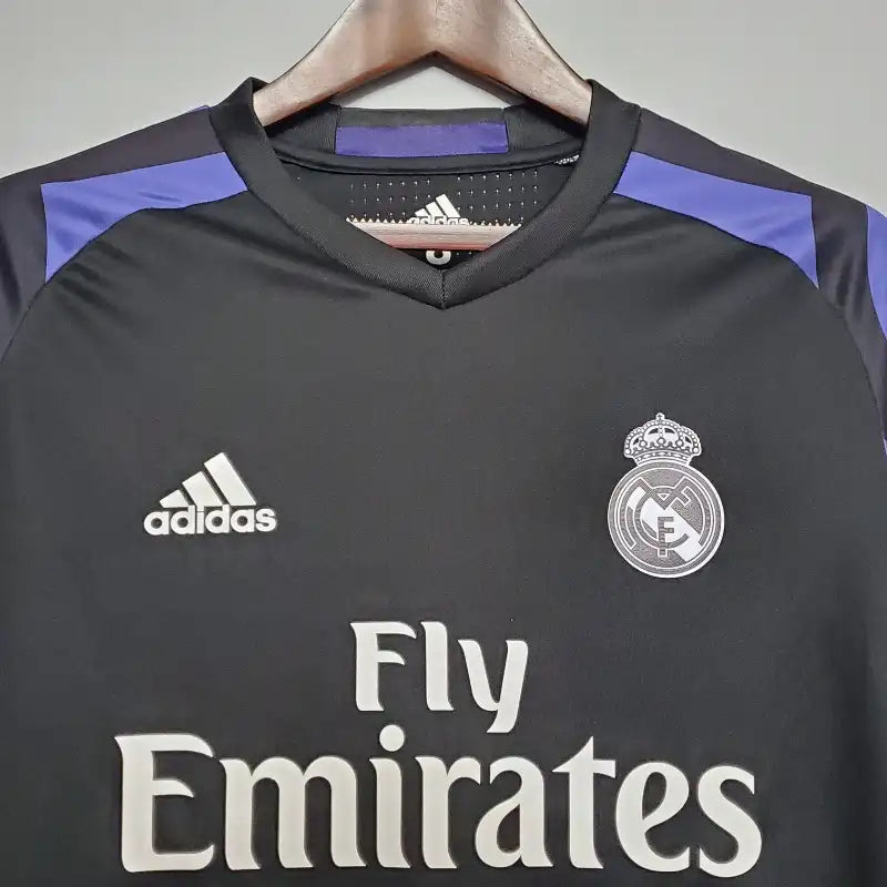2016-2017 Real Madrid Long Sleeve Away Retro Shirt