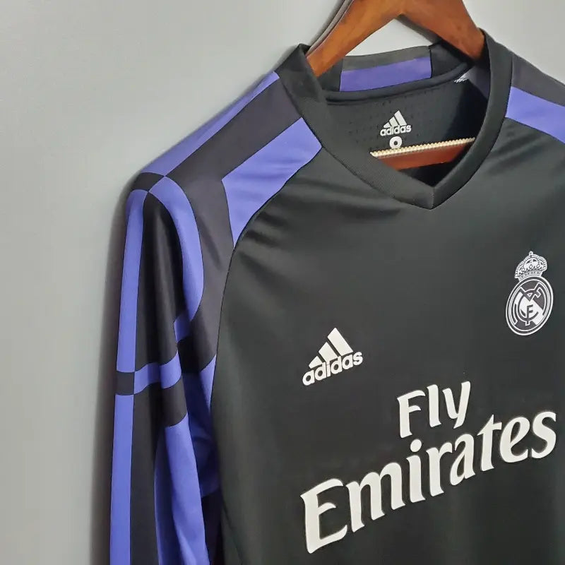 2016-2017 Real Madrid Long Sleeve Away Retro Shirt