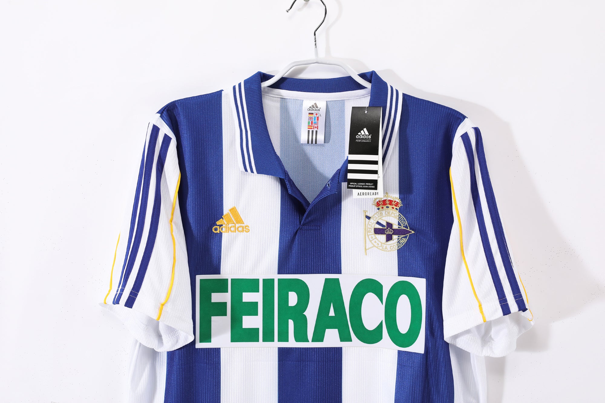 1999-2000 Deportivo Coruna Home Retro Shirt
