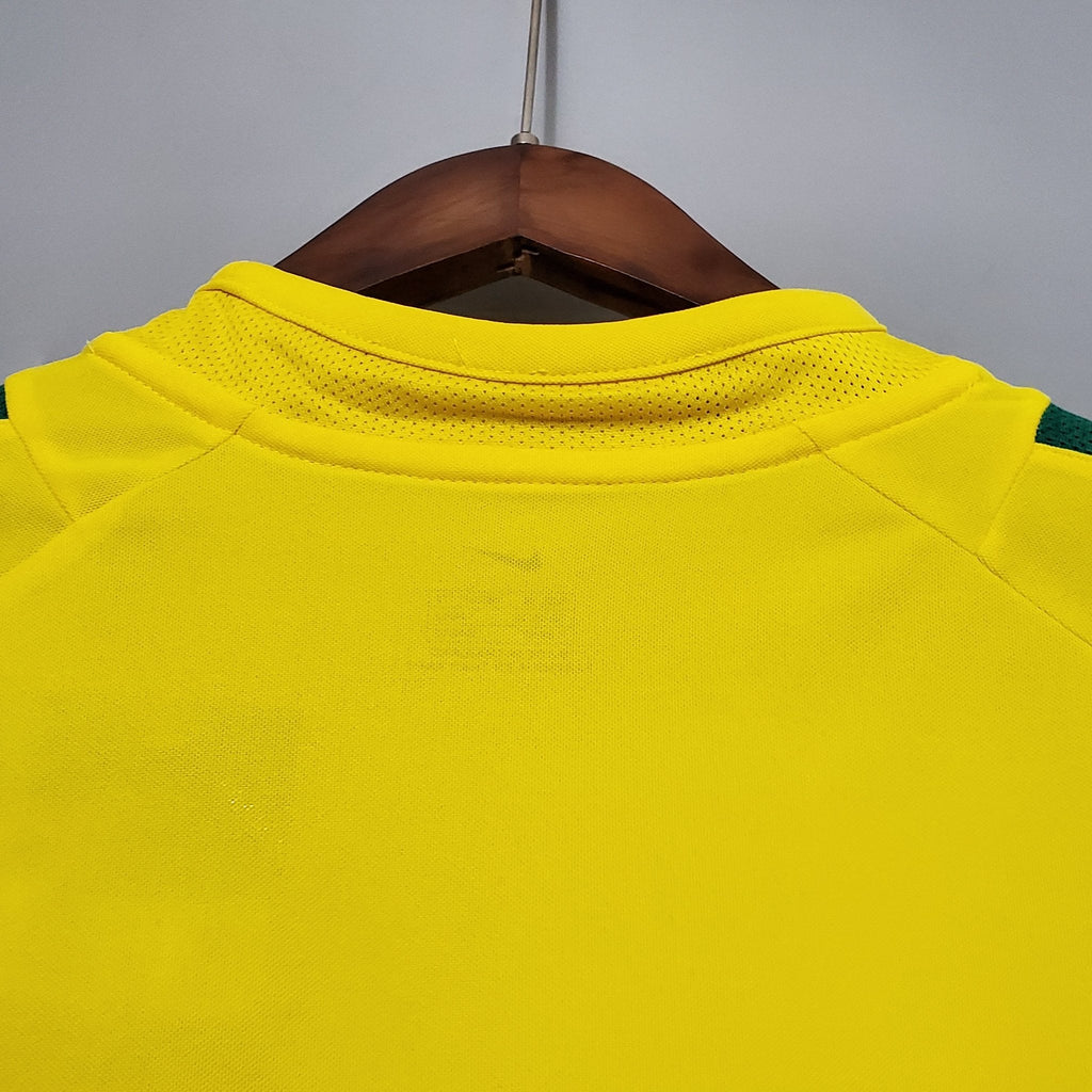 2002 Brazil Home Retro Shirt