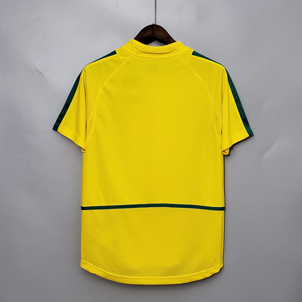 2002 Brazil Home Retro Shirt