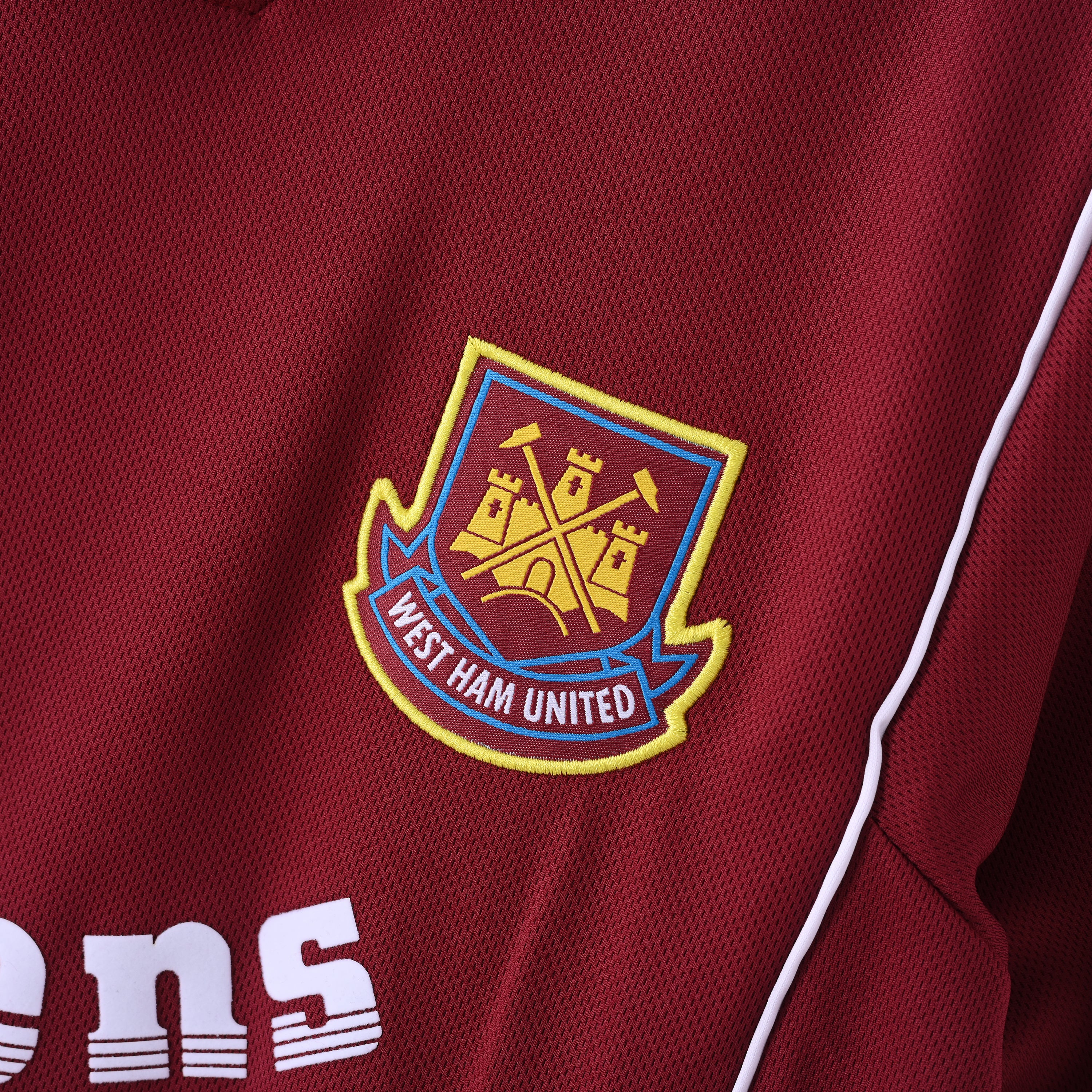 1999-2001 West Ham Home Retro Shirt