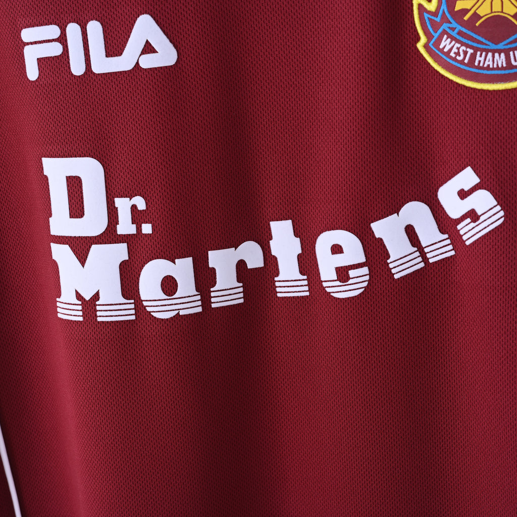 1999-2001 West Ham Home Retro Shirt